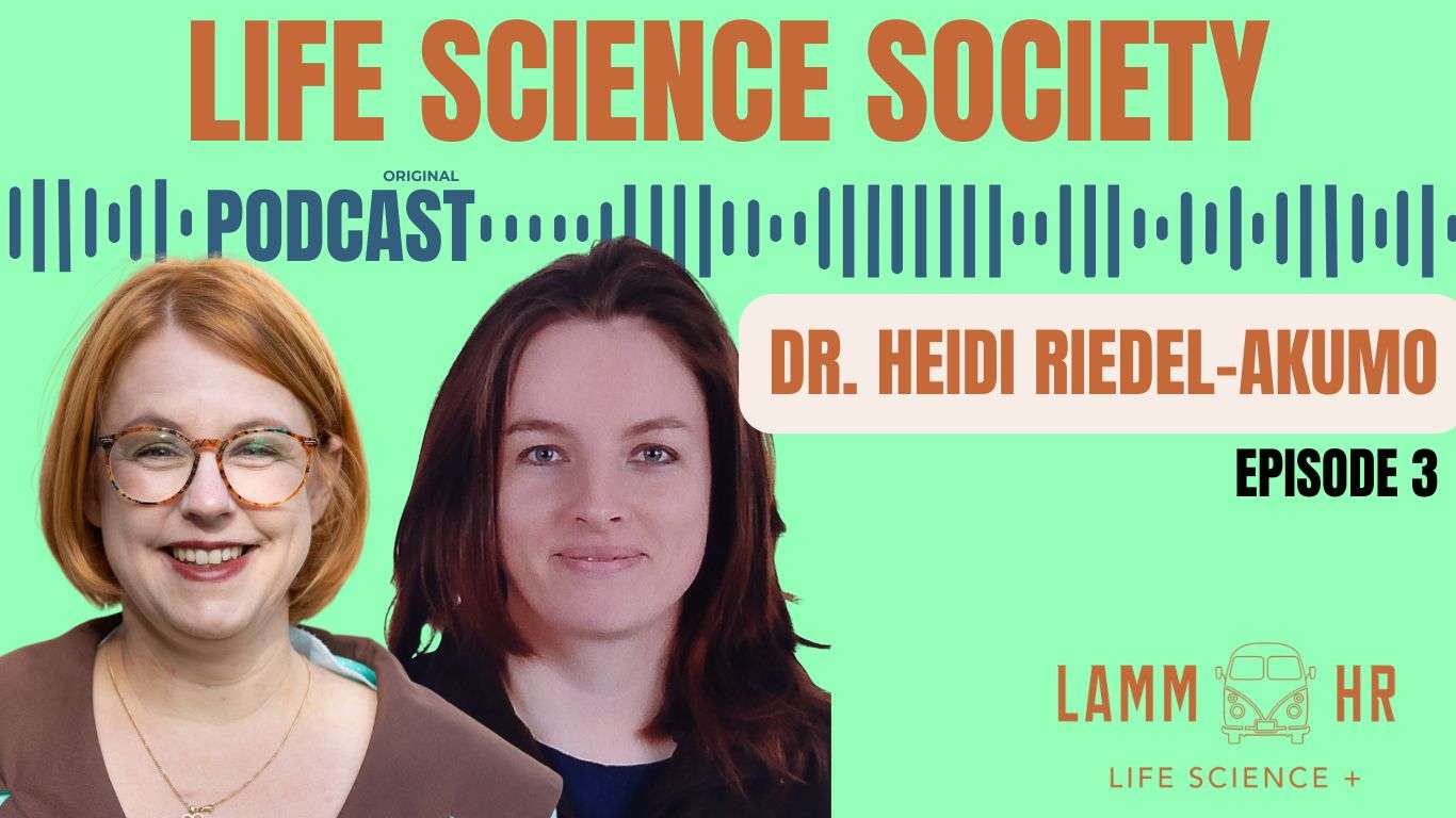 Mehr über den Artikel erfahren Podcast Life Science Society: Patientenzentrierte Forschung und interdisziplinäres Arbeiten mit Dr. Heidi Riedel-Akumo